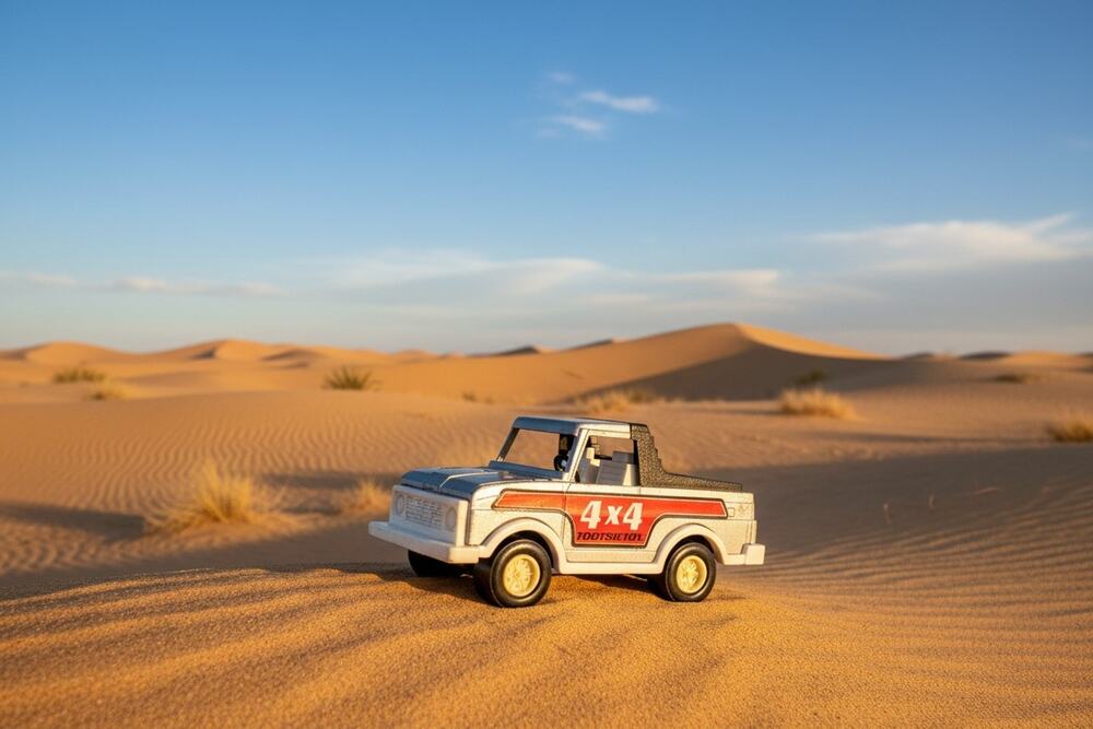 Vintage 1979 Tootsie Toy Subaru Brat 4x4